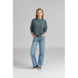 Sweat-shirt PIGMENT DYE PETROL