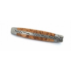 Couteau Laguiole Classic 10cm, manche en bois de Genévrier