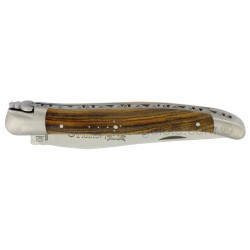 Couteau Laguiole Classic 12cm, manche en bois de Pistachier