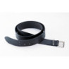 Ceinture porte-outils, 125 cm, cuir noir