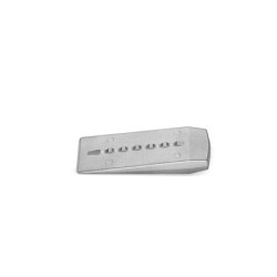 Coin d’abattage, aluminium, 12 x 4 cm