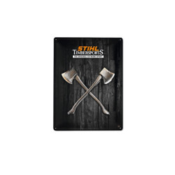 Plaque en tôle, STIHL TIMBERSPORTS