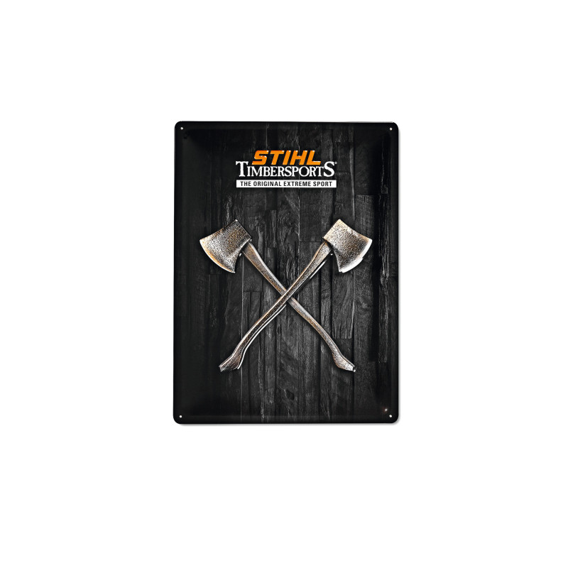 Plaque en tôle, STIHL TIMBERSPORTS