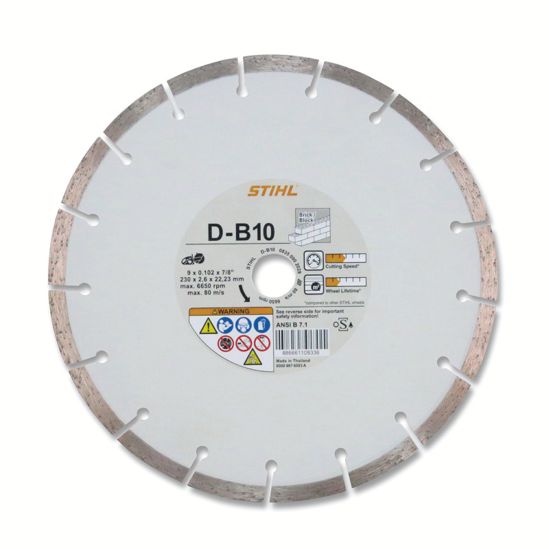 Disque à découper diamanté, O 400 mm, D-B80