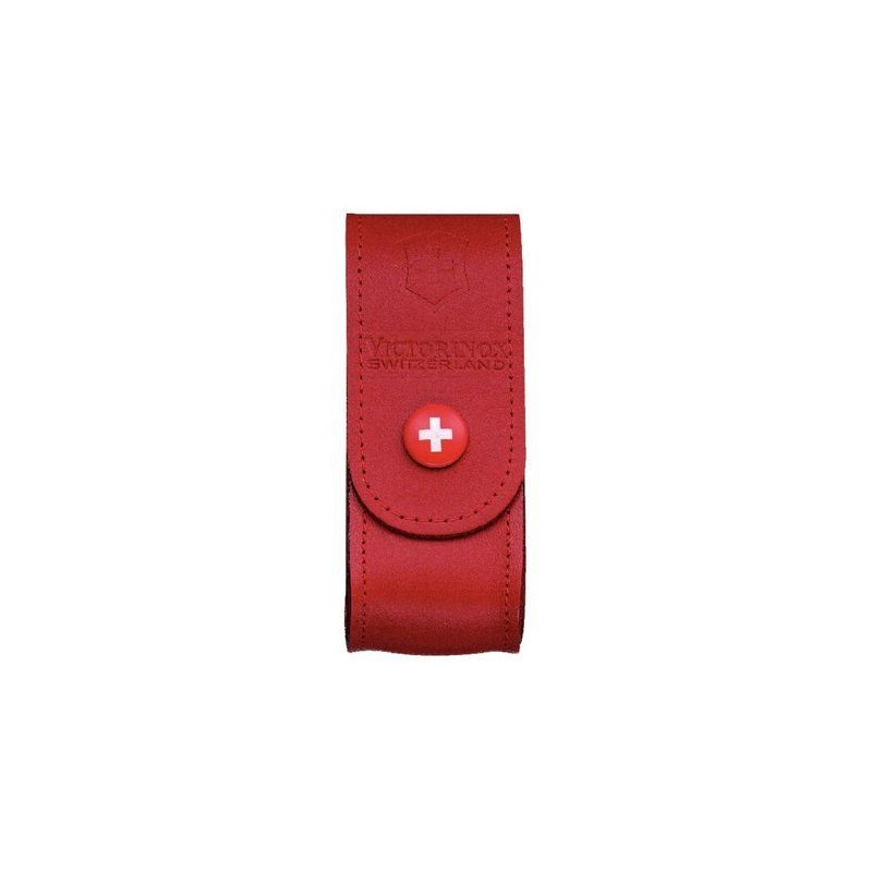 VICTORINOX Étui-ceinture cuir rouge