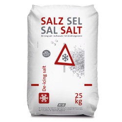Sel de déneigement blanc - sac 25 kg