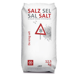 Sel de déneigement blanc - sac 12,5 kg